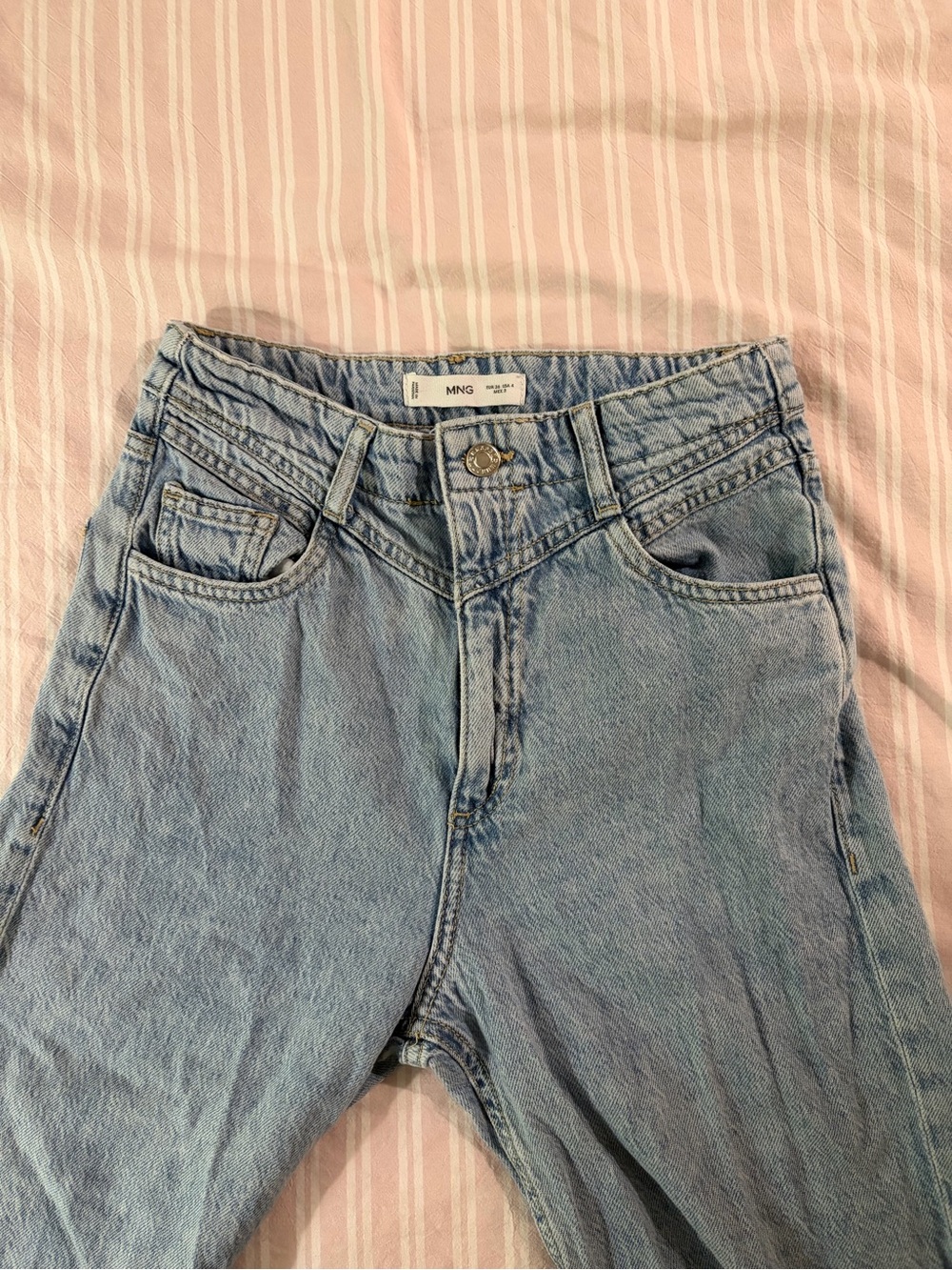 Mango Light Blue Denim Jeans